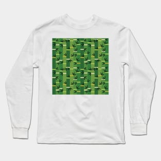 Bamboo Thicket Pattern Long Sleeve T-Shirt